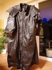 Leather Coat with leg loop