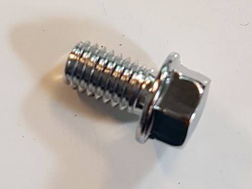 Special flange screw, chrome, M6x10, 96001-06010-02